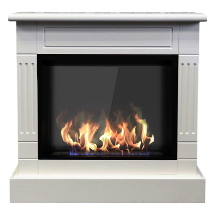   Комплект биокамина ZeFire классический Клер со стемалитом(Кремовый)