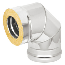  Везувий (AISI 430/1,0мм) 90° 3 секции(Диаметр Ø 130/250 мм)