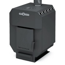   Отопительная печь Теплодар ТОП-Аква 150 с водяным контуром и стальной дверцей