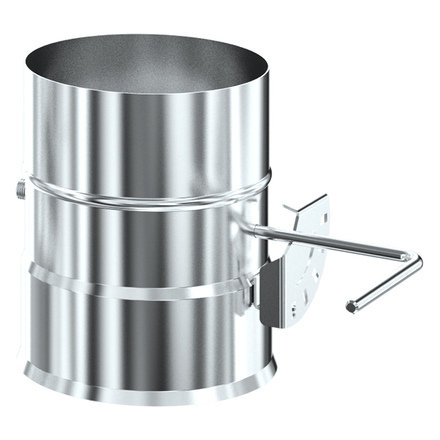   Шибер Теплодар(Диаметр Ø 115 мм, Тип Поворотный с фиксацией)