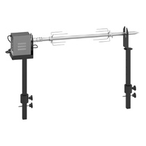   Комплект электровертел Везувий для чугунной костровой чаши Fantastic Ø 700 Люкс