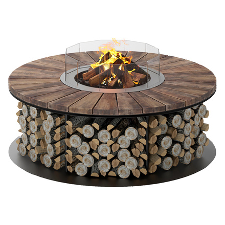   Камин-стол OpenFire дровяной