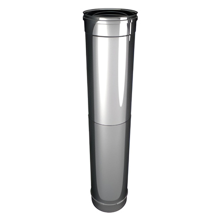   Труба телескопическая Вулкан VHR L-250 мм (нержавейка, AISI 304/0,5мм)(Диаметр Ø 120 мм)