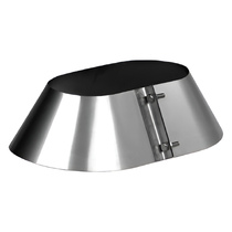   Юбка Вулкан VOR (нержавейка, AISI 321/0,5мм)(Ø 120/240 мм)