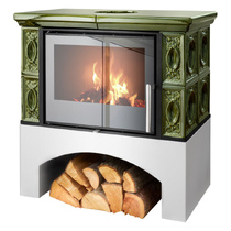   Кафельная печь-камин ABX Panonie EXclusive(Коричневый)