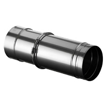   Элемент трубы раздвижной (500 мм) Schiedel Prima Plus с хомутом(Диаметр Ø 180 мм)