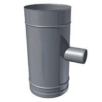   Тройник редукционный 90Ø LAS Schiedel Prima Plus с подключением 60 мм(Диаметр Ø 200 мм)