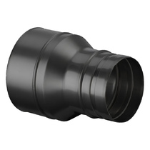   Крашеный переходник для увеличения диаметра Schiedel Prima Plus(Диаметр Ø 130/150 мм, Цвет Черный цвет)