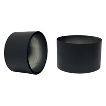   Декоративный внешний переходник Schiedel Prima Plus(Диаметр Ø 153/130 мм, Цвет Черный цвет)