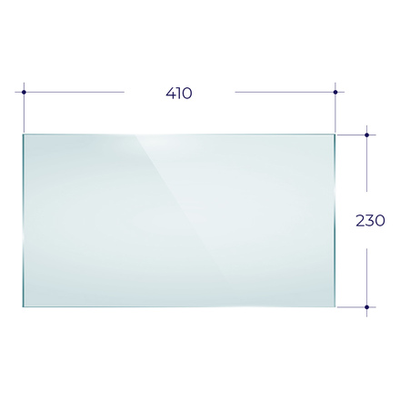   Стекло Везувий для печи-камина AST-13