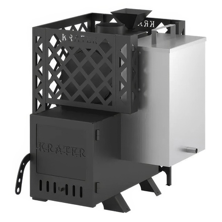   Дровяная печь для бани Кратер 12 бак