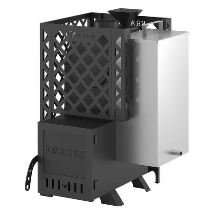   Дровяная печь для бани Кратер 16 бак