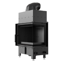   Каминная топка Kratki FLOKI/S/P(Футеровка Белая, Доводчик -)