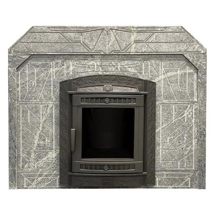   Портал ПроМеталл для печей \Атмосфера\ (узор №7)(Талькохлорит)