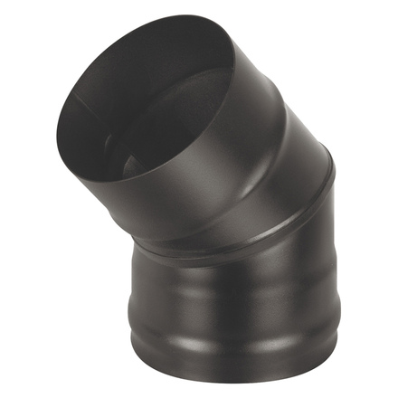 Колено Везувий BLACK (AISI 430/1,0мм) 45°(Ø 200 мм)