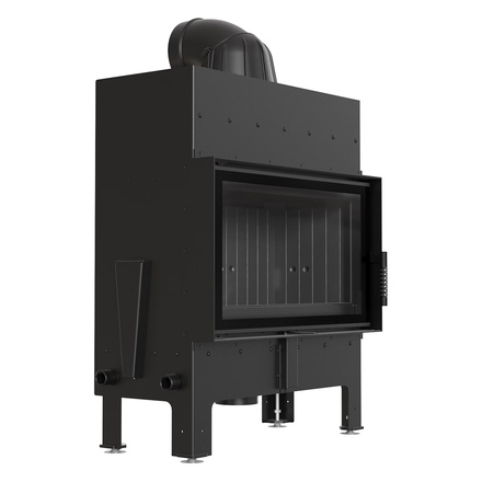   Каминная топка Kratki FLOKI/M(Футеровка Черная, Доводчик -)