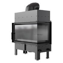   Каминная топка Kratki FLOKI/L/P(Футеровка Черная, Доводчик -)