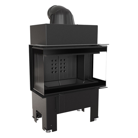   Каминная топка Kratki NBC 7 (NBC/680/280)(Черная футеровка)