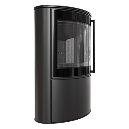   Печь-камин Kratki BJORN(Футеровка Белая, Доводчик С доводчиком)