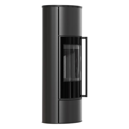   Печь-камин Kratki ERIK/W(Футеровка Белая, Доводчик -)