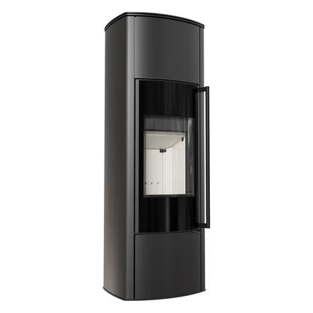   Печь-камин Kratki KOZA/AB/ENYO/R/W(Белая футеровка)