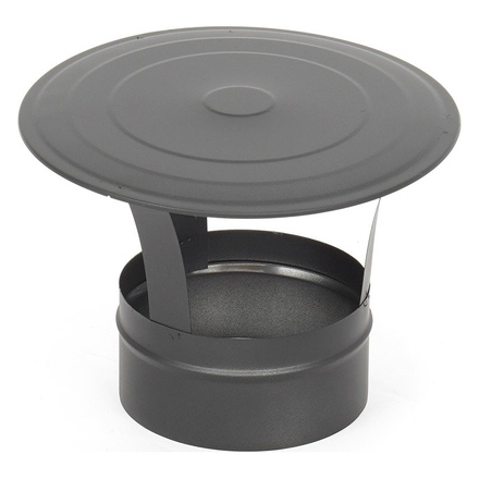   Зонт ТиС Моно ЗМ-Р, AISI 430 Black(Диаметр Ø 200 мм)