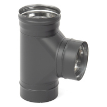   Тройник ТиС Моно 87° ТРМ(М)-Р, AISI 430 Black(Диаметр Ø 200 мм)