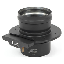   Шибер-задвижка ТиС AISI 430 Black(Ø 120 мм)