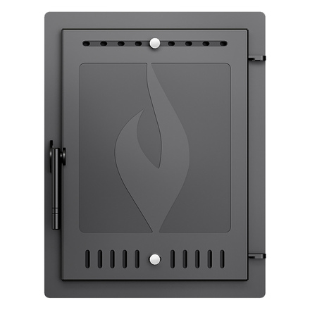   Каминная дверца Эверест 321 (М) (антрацит)