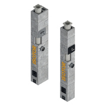   Комплект шибера Schiedel Isotor для врезки по месту(Диаметр Ø 250 мм, Цвет Чёрный)