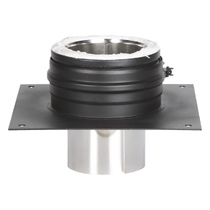   Переходник Кирпичная труба - Schiedel Permeter Pro 25(Диаметр Ø 350/400 мм, Цвет Черный цвет)