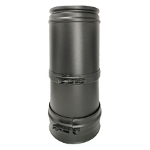   Элемент трубы раздвижной (270 - 375 мм) Schiedel Permeter Pro 25(Диаметр Ø 150/200 мм, Цвет Серый цвет)