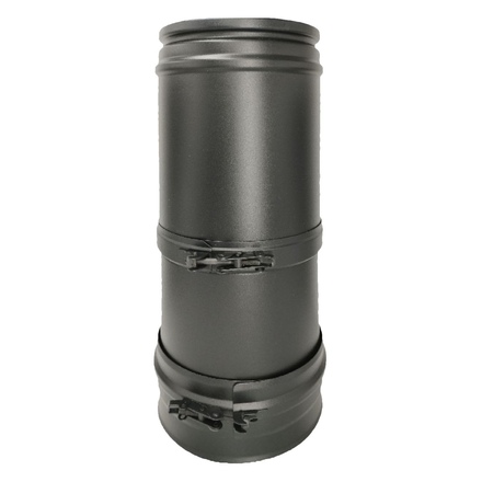   Элемент трубы раздвижной (270 - 375 мм) Schiedel Permeter Pro 25(Диаметр Ø 250/300 мм, Цвет Серый цвет)