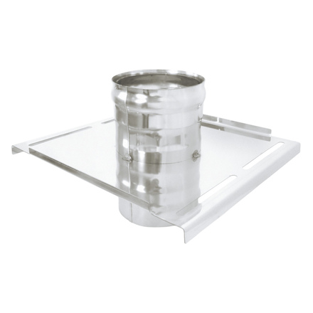 Площадка монтажная Везувий одноконтурная (нержавейка, AISI 430/0,8мм)(Ø 200)