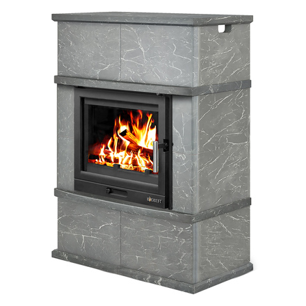 Печь-камин Эверест U10 «Выборг» Н-1178 (Талькохлорит)