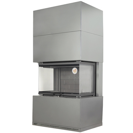 Камин Экокамин Родос 800 графит шамот черный