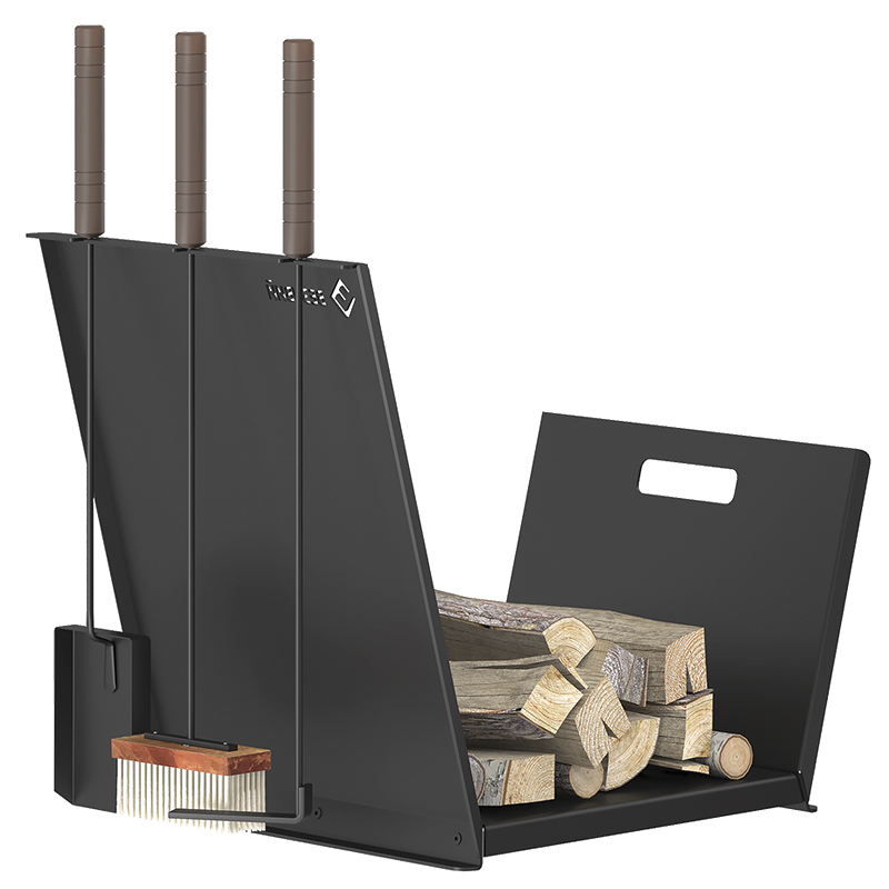  Везувий Дровница D260 \black\ (миниатюра)