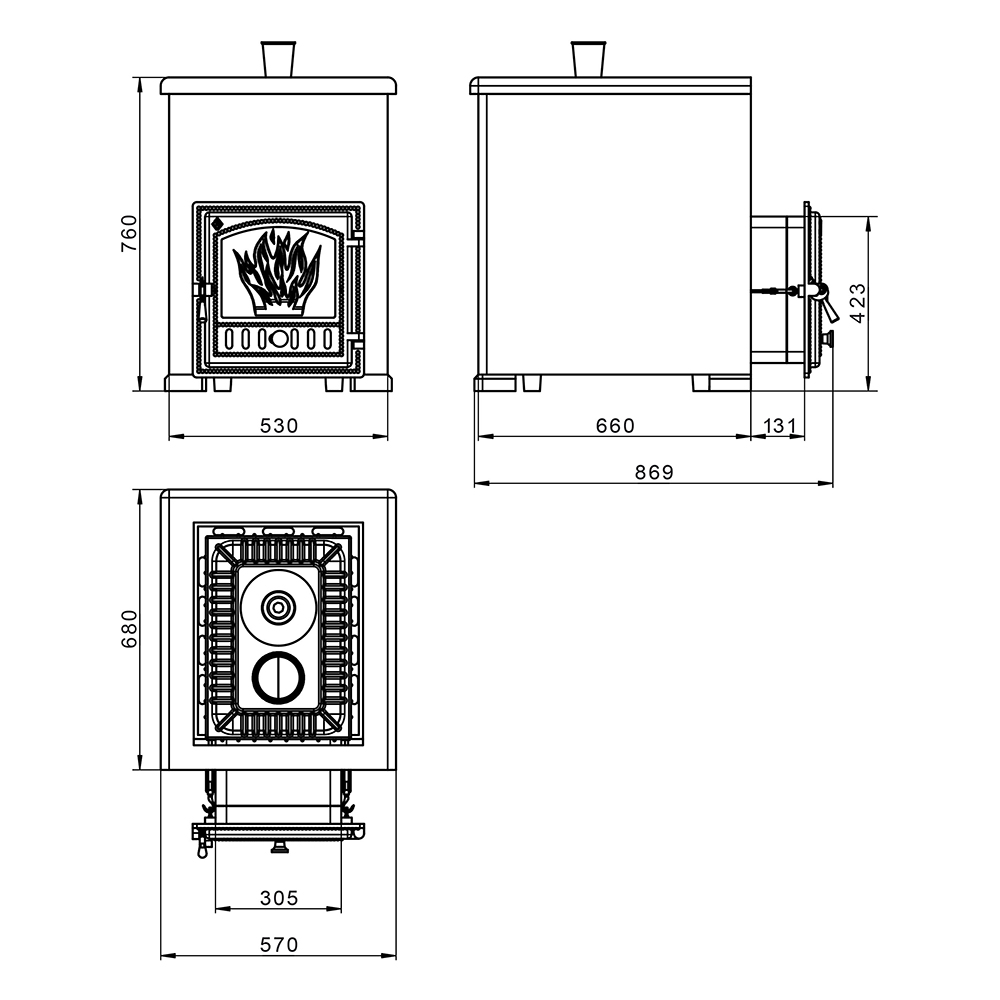 Печь для бани Эверест 24 Легкий пар (280) в облицовке (Талькохлорит, S-40) (миниатюра)