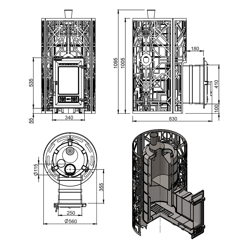 Печь для бани Эверест 