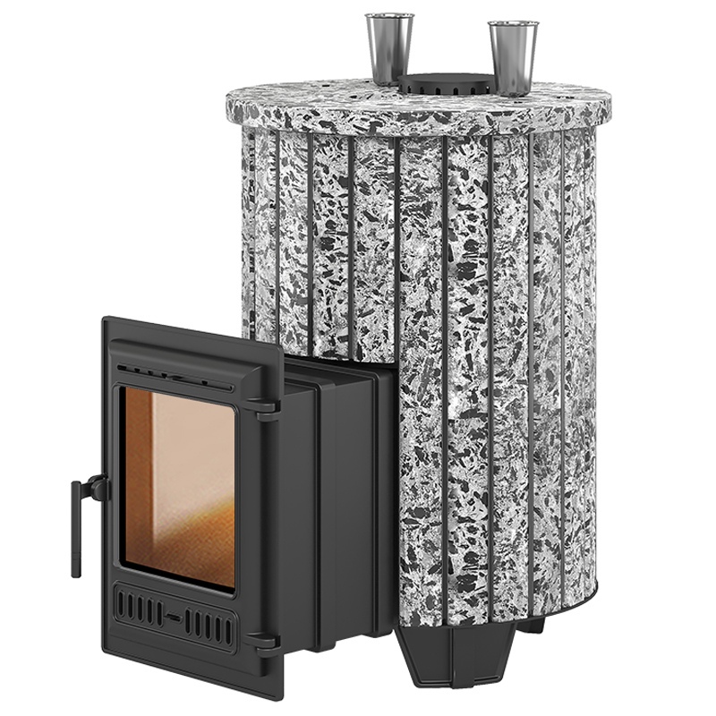 Печь для бани Эверест Steam Master 30 Чугун Ламель Пироксенит Элит