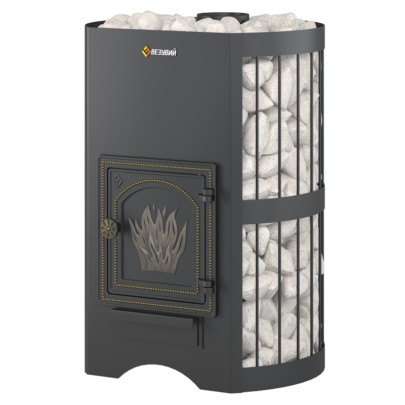 Стальная печь для бани Везувий Скиф Стандарт 22 (ДТ-4) б/в