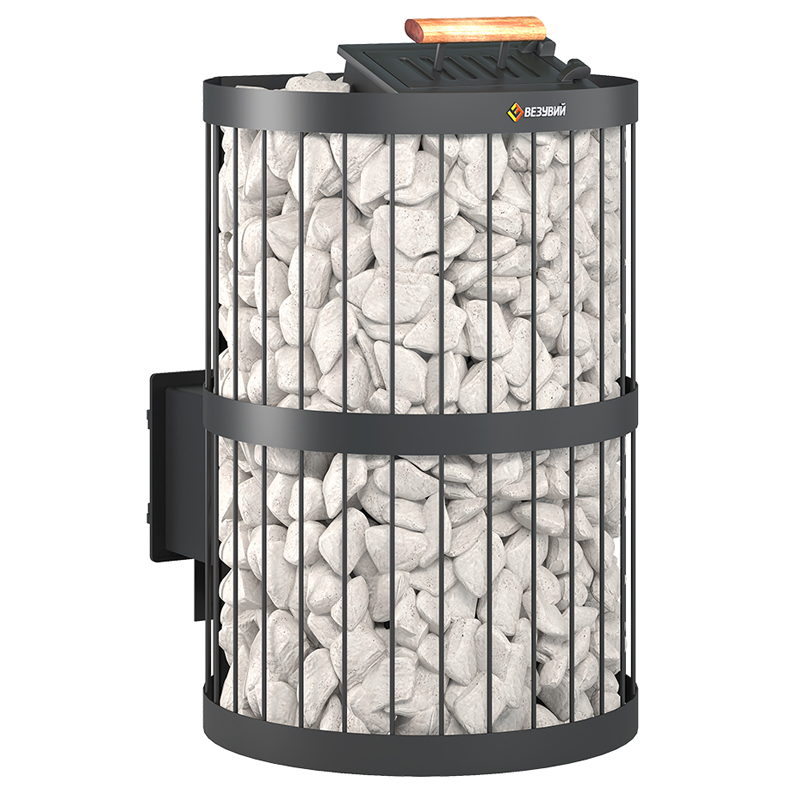 Стальная печь для бани Везувий Скиф с закрытой каменкой (ДТ-3) (миниатюра)