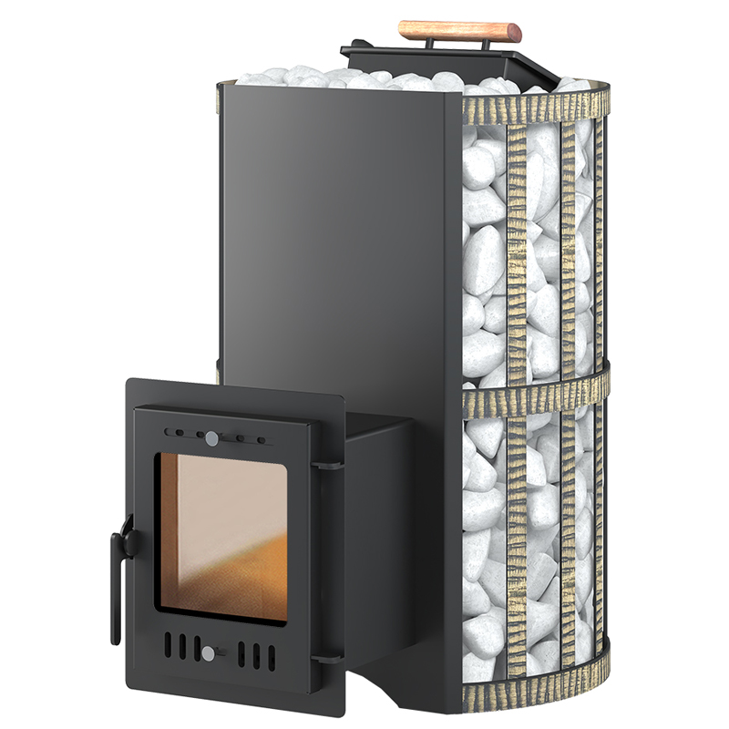 Стальная печь для бани Везувий Скиф Ковка (210) 