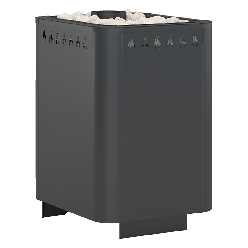 Стальная печь для бани Везувий Русичъ Антрацит 16 (ДТ-3) б/в (миниатюра)