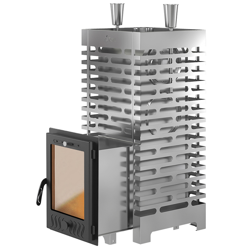 Печь для бани ASTON 30 INOX (320М) Long со стеклом
