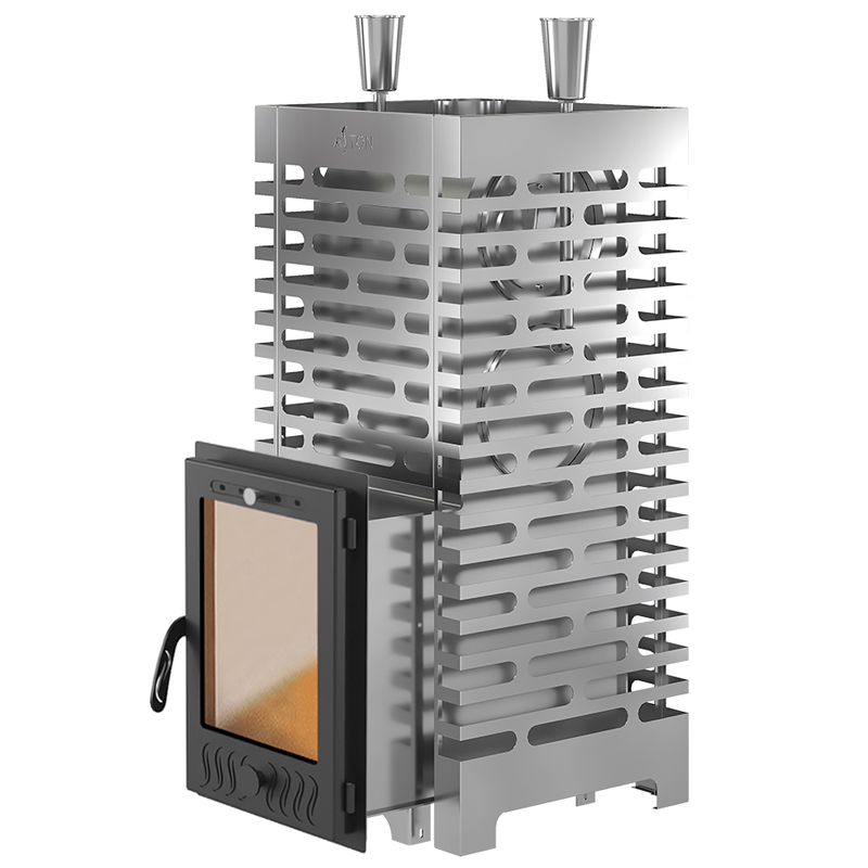 Печь для бани ASTON 30 INOX (320М) со стеклом