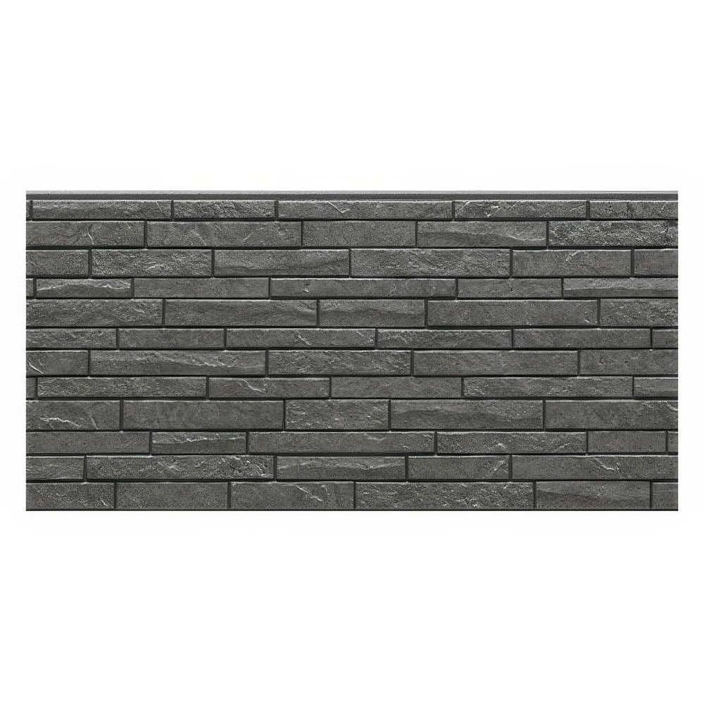   Панель фибро-цементная Nichiha Камень (Темно-серый) EFX3355(1010*455*16 мм)