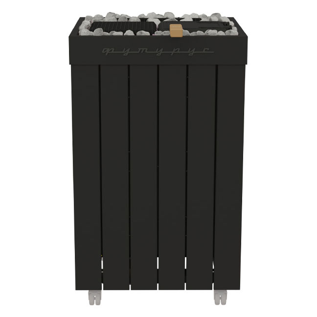   Электрическая печь для бани VVD ПАРиЖАР Футурус 14 кВт в металлическом корпусе(Black)