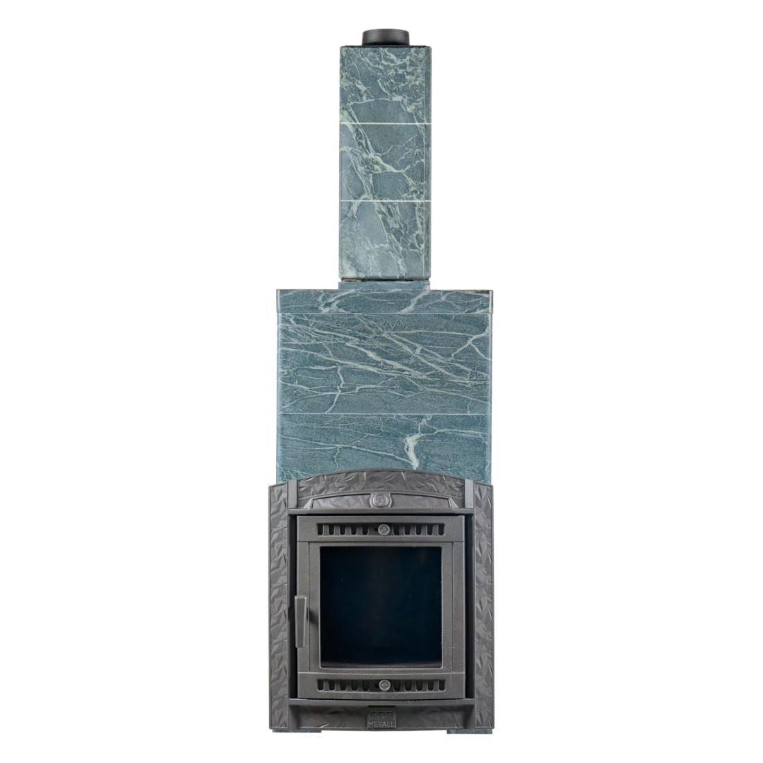   Банная печь ПроМеталл Атмосфера XL в облицовке Империя(Талькохлорит)