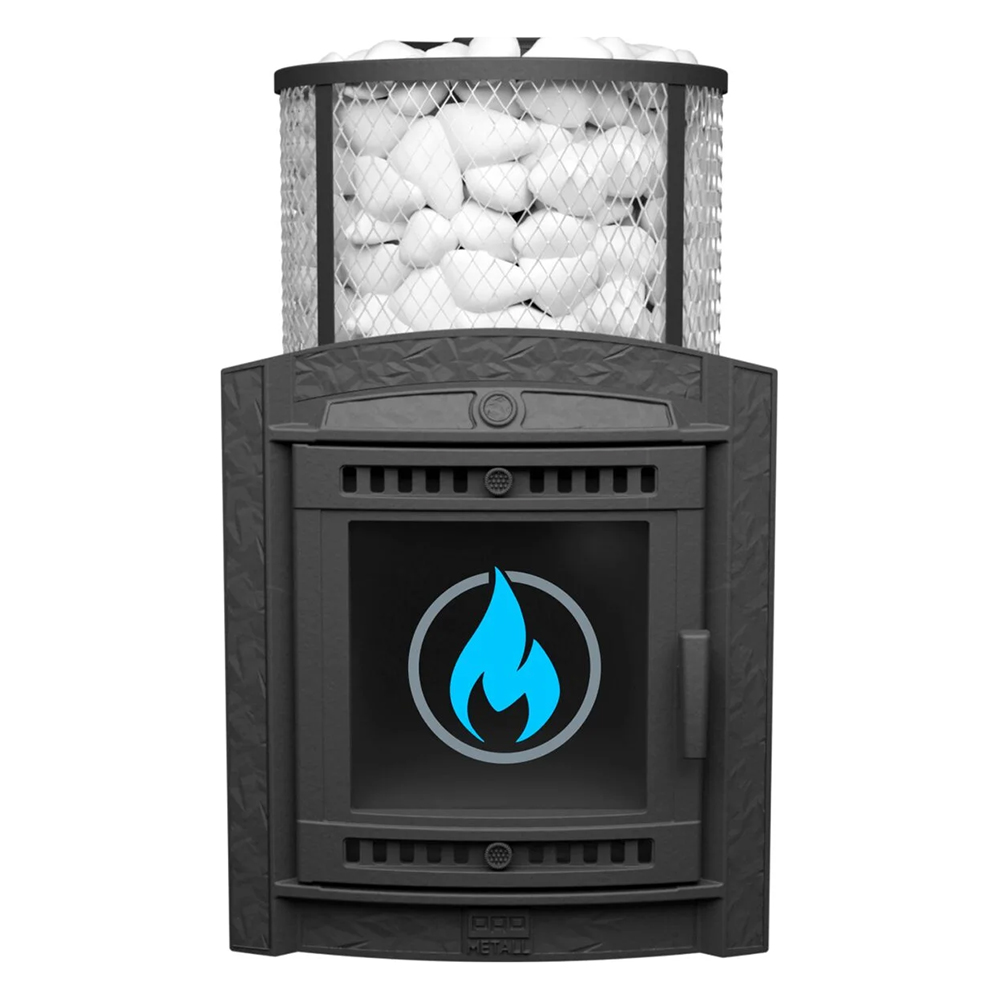   Газовая печь для бани ПроМеталл Атмосфера L сетка нержавейка